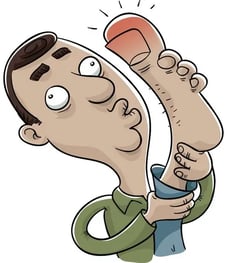 Stubbed toe