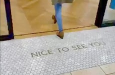 Nice to See You Exit Floor Mat
