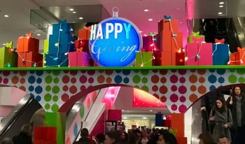 macy's holiday interior new york