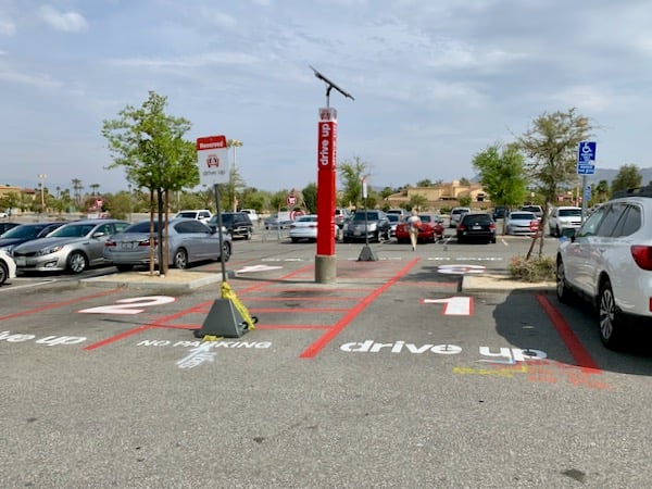 Target drive up curbside delivery Palm Desert CA