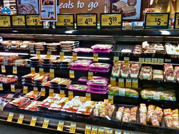 portland grocery store too many signs