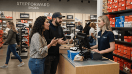 customers arguing with retail staff