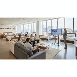 furniture store sales rep training