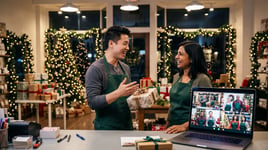 Associates role playing for holidays