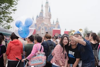 Crowds at Disney