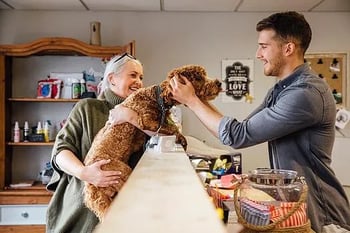 Customer service skills in pet store