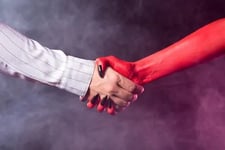 Shaking hands with the devil