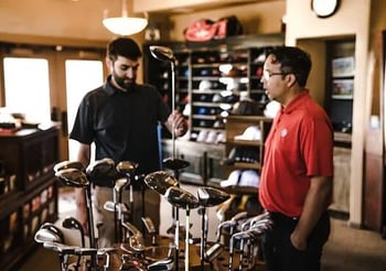 Retail sales golf clubs