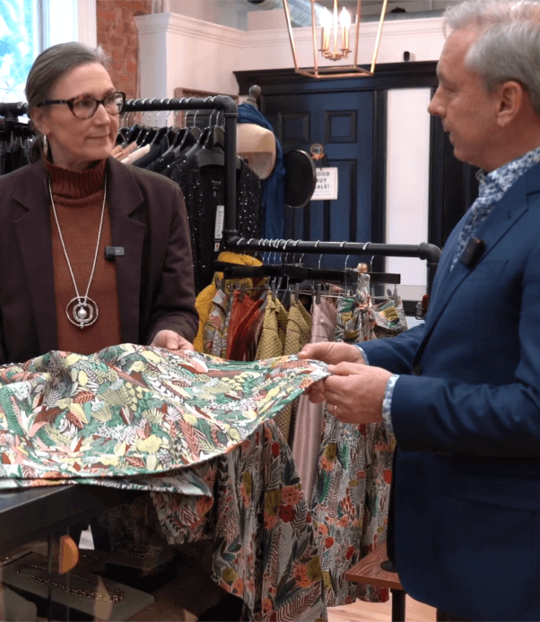 Bob Phibbs holding a cloth