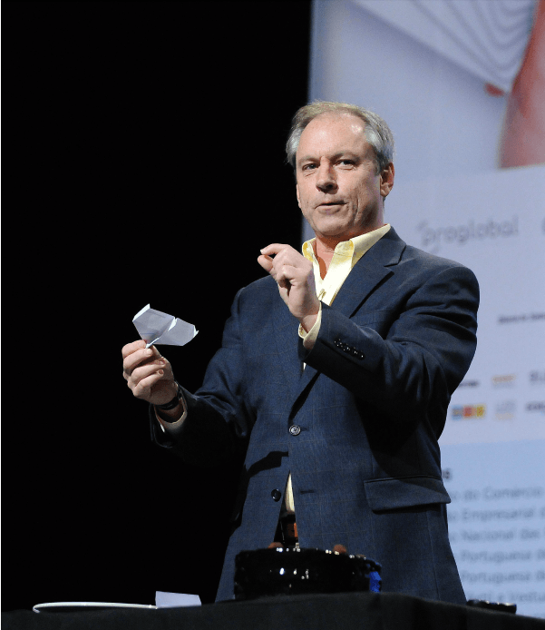 Bob Phibbs holding a speech