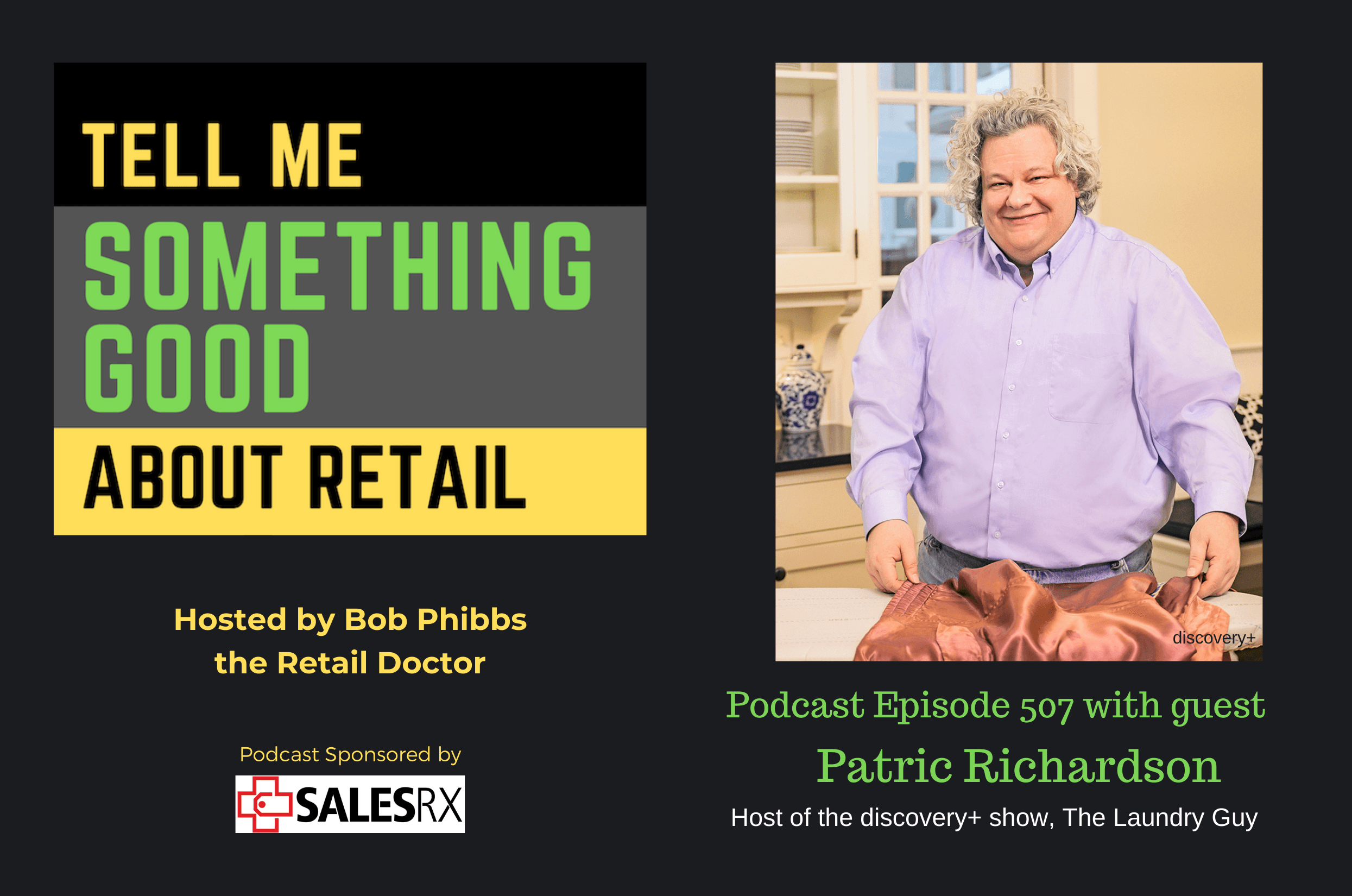 Patric Richardson Laundry Guy Discovery+ star interview
